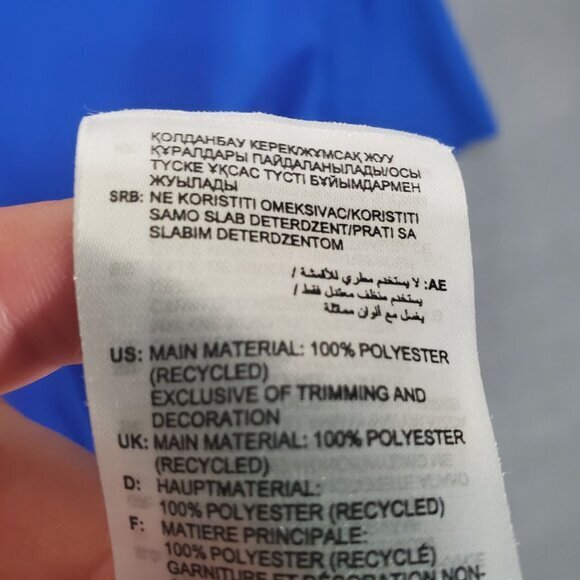 ADIDAS Mens Jersey Large Condivo 22‎ Soccer Aeroready Moisture Wicking Logo Blue - Picture 11 of 12